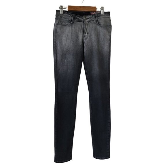 Siwy Leona Skinny Jean in‎ Teasing Wash Black Gray Ombre Size 24 - Picture 2 of 10